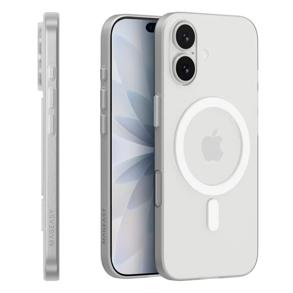 iPhone 17 Lightweight MagSafe Anti-Fingerprint Translucent White Case New in Box